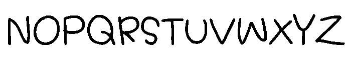 KidsChalk Font UPPERCASE