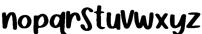 KidsMarker Font LOWERCASE
