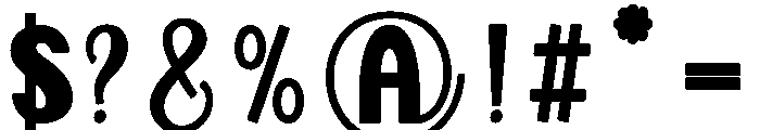 KidsSchool-Regular Font OTHER CHARS