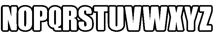 KidsSchoolOutline-Regular Font LOWERCASE