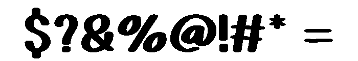 Kidson Font OTHER CHARS