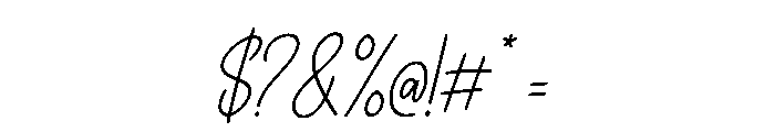 Kieran Munroe Italic Font OTHER CHARS