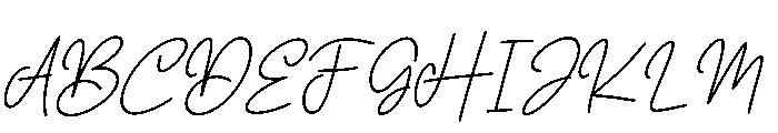 Kieran Munroe Italic Font UPPERCASE
