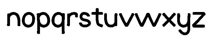 Kifeston Font LOWERCASE