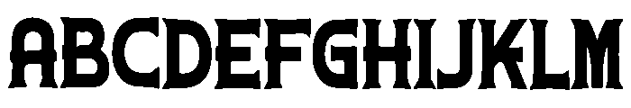 Kifzo Font UPPERCASE