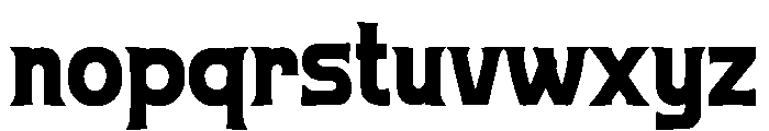 Kifzo Font LOWERCASE