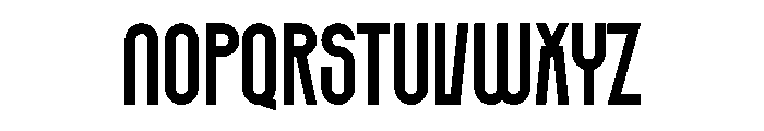 Kigonore Font UPPERCASE