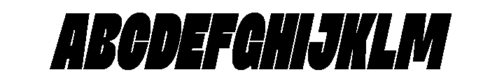 Kilgar Italic Font UPPERCASE