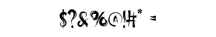 Killbie Font OTHER CHARS