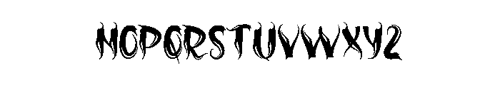 Killbie Font UPPERCASE