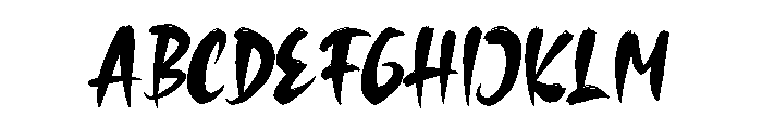 Killdons Font UPPERCASE
