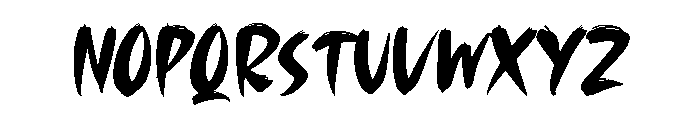 Killdons Font UPPERCASE