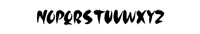 Killdons Font LOWERCASE