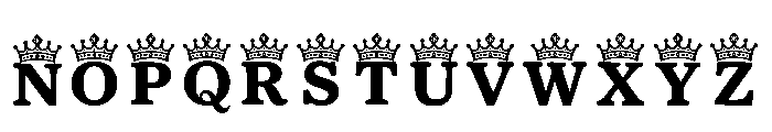 Kimberli Regular Font UPPERCASE