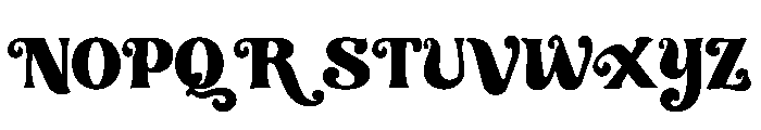 Kimbrella Font UPPERCASE