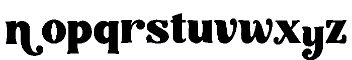 Kimbrella Font LOWERCASE