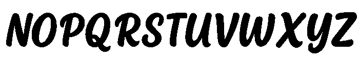 Kimily Script Font UPPERCASE