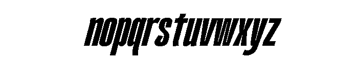 Kimotto Condensed SemBd Ita Font LOWERCASE