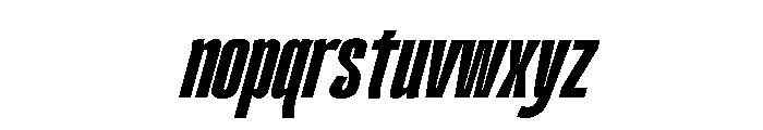 KimottoCondensed-SemBdIta Font LOWERCASE