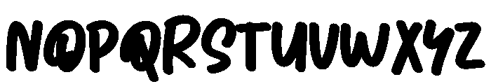Kinama Font UPPERCASE