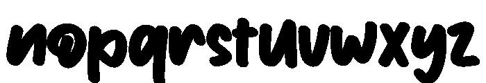 Kinama Font LOWERCASE