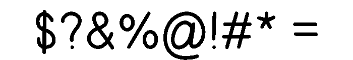 Kind Heart Font OTHER CHARS