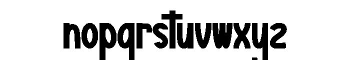Kind Party Font LOWERCASE