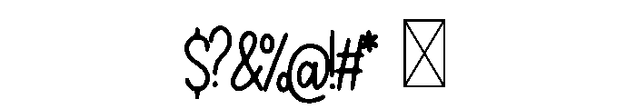 Kind Script Font OTHER CHARS