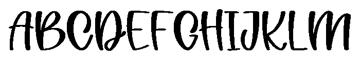 KindFlow Font UPPERCASE
