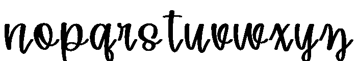 KindFlow Font LOWERCASE
