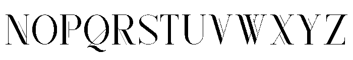 Kindel Display Font UPPERCASE