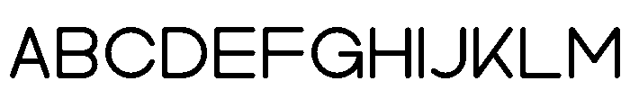 Kindel Rounded Font UPPERCASE