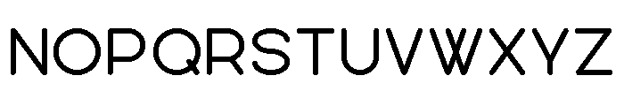 Kindel Rounded Font UPPERCASE