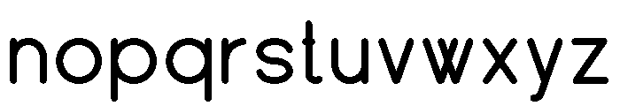 Kindel Rounded Font LOWERCASE