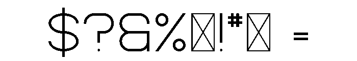 Kindel Sans Font OTHER CHARS