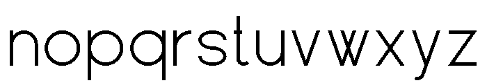 Kindel Sans Font LOWERCASE