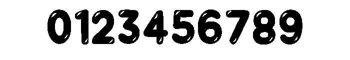 Kinder Bubble Regular Font OTHER CHARS