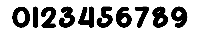 Kinder Bubble Font OTHER CHARS