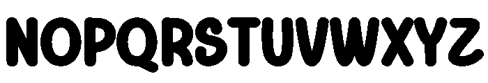 Kinder Bubble Font UPPERCASE