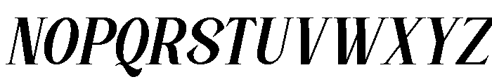 Kinder Land Italic Font UPPERCASE