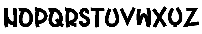Kinder Lands Font LOWERCASE