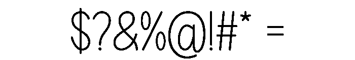 Kinder Modern Font OTHER CHARS