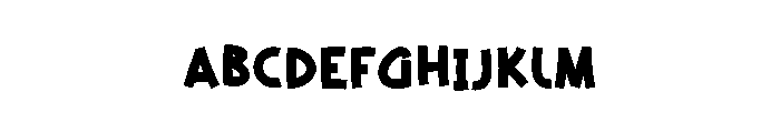 Kinder Rainy Font UPPERCASE