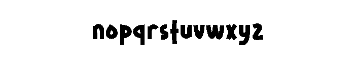 Kinder Rainy Font LOWERCASE