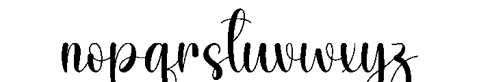 Kinderarten Font LOWERCASE