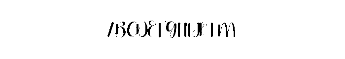 Kinding Bitter Font UPPERCASE