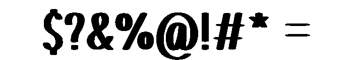 Kindly Explore Font OTHER CHARS