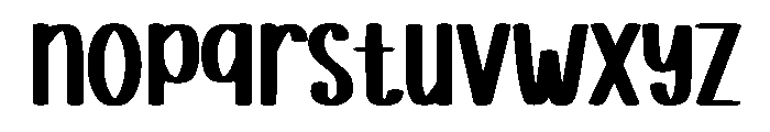 Kindly Explore Font LOWERCASE