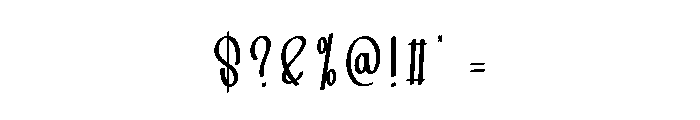 Kindly Reminder Font OTHER CHARS
