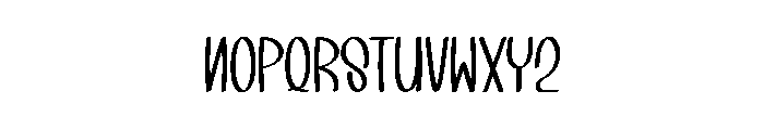 Kindly Reminder Font LOWERCASE